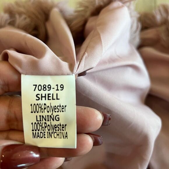 Prettygarden chic Open Front Cardigan Faux Fur Coat size L - Picture 7 of 8